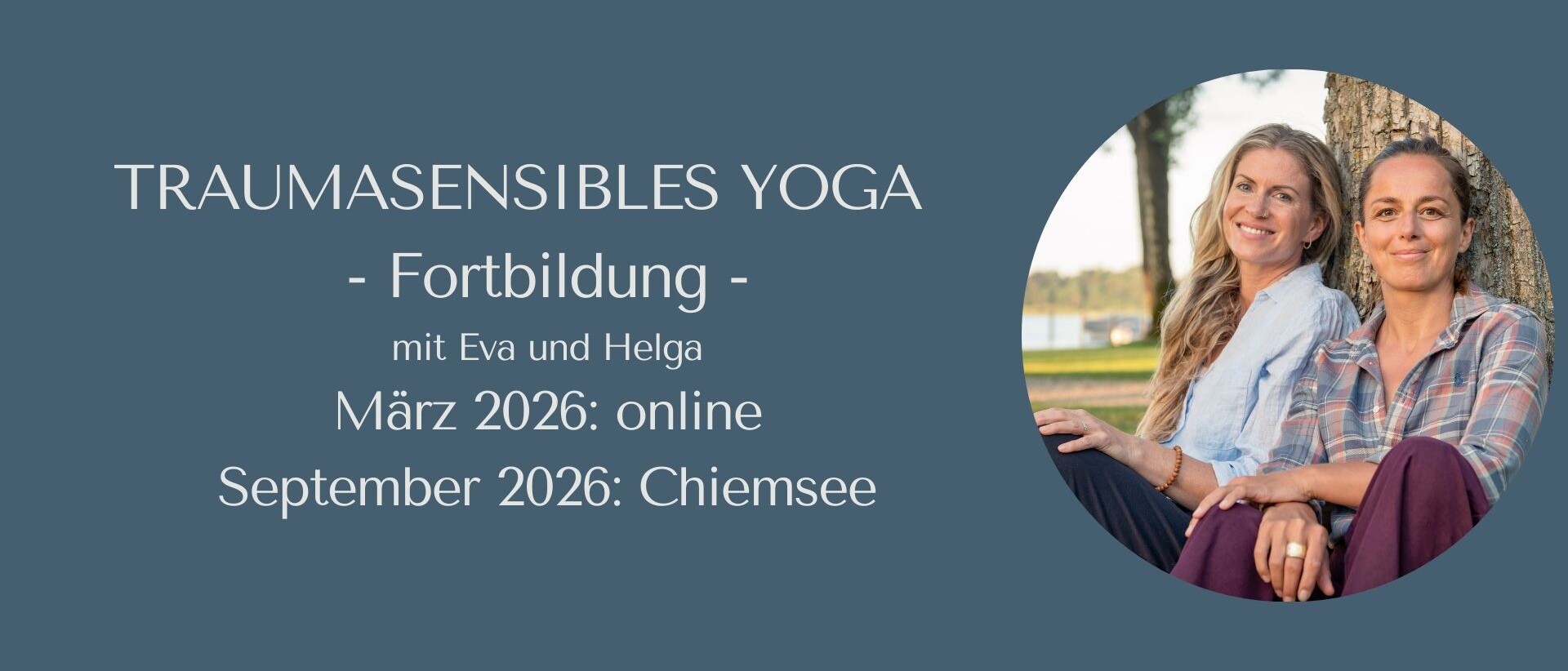 Traumasensibles Yoga Fortbildung online Chiemsee