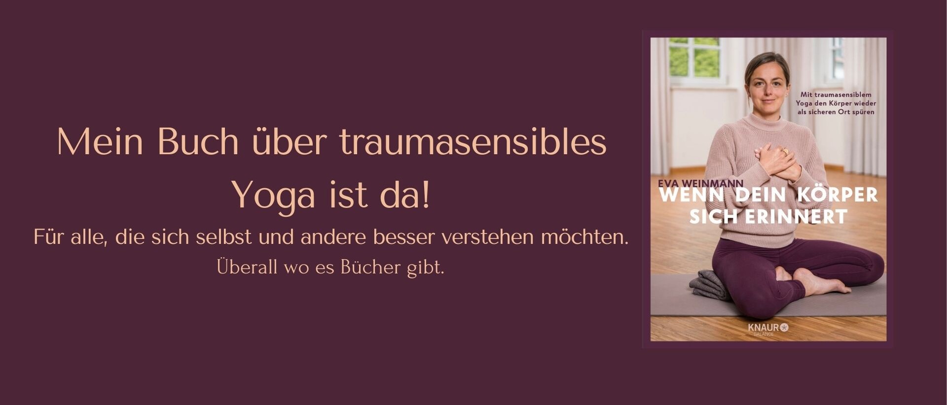 Mein Buch über traumasensibles Yoga